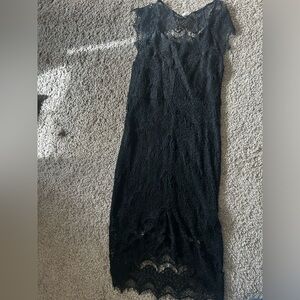 Free people lacy black dress